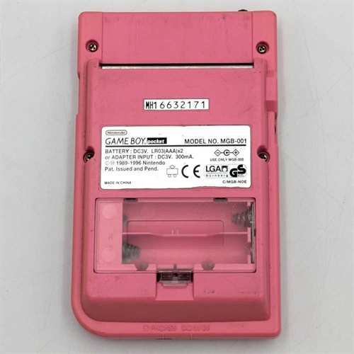 Game Boy Pocket Konsol - Pink - SNR MH16632171 (B Grade) (Genbrug)